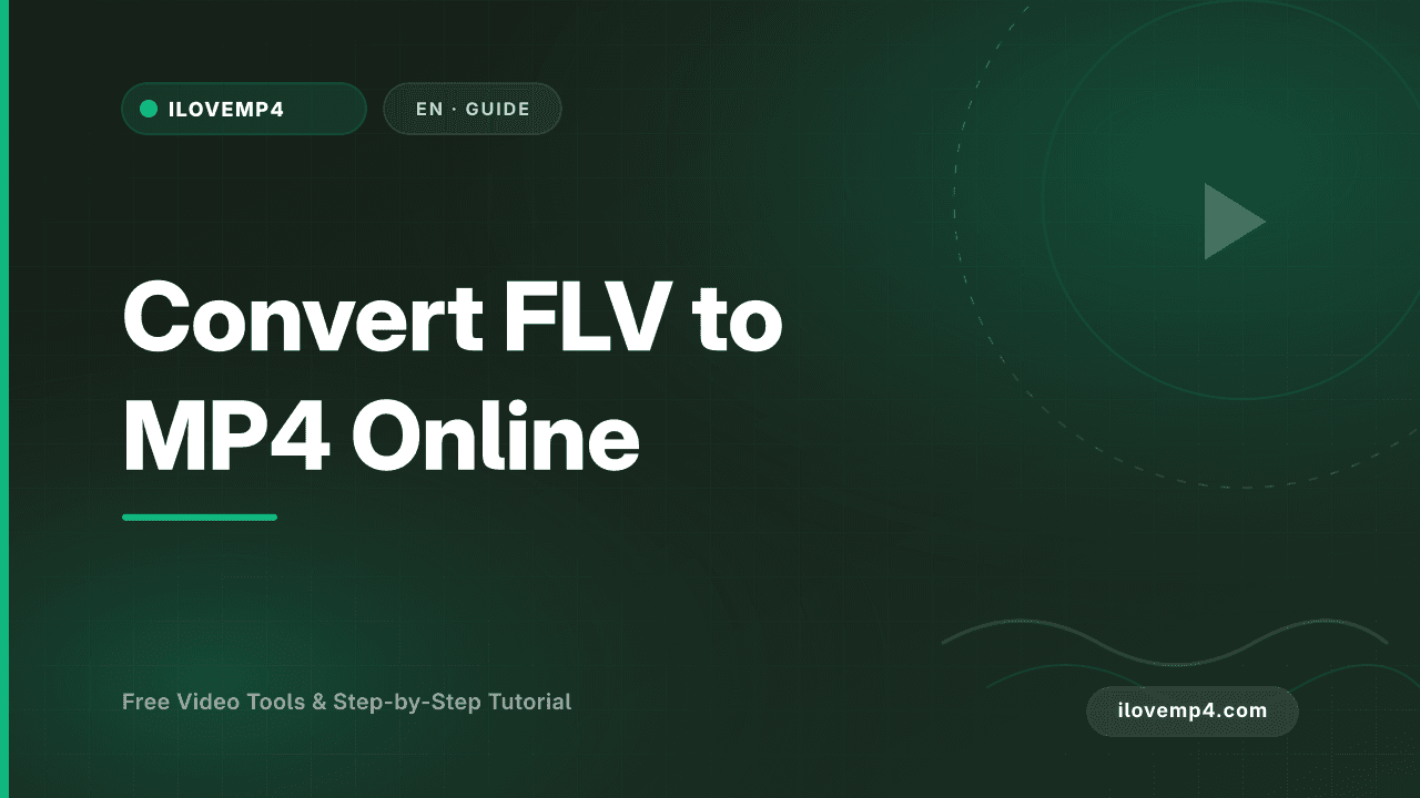 Convert FLV to MP4 Online (Modernize Old Flash Videos)