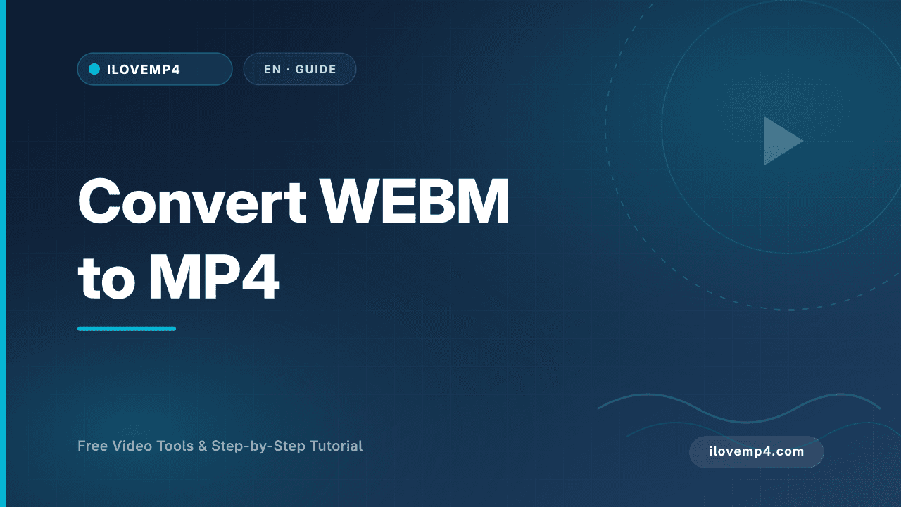Convert WEBM to MP4 (Fix Playback + Upload Issues)